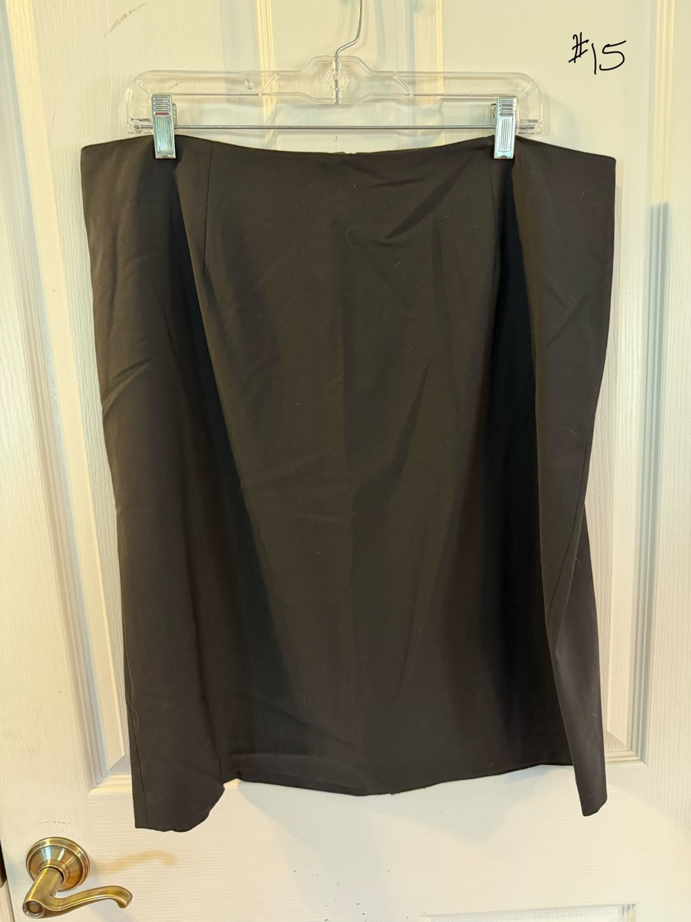 Talbots Black Stretch Pencil Skirt